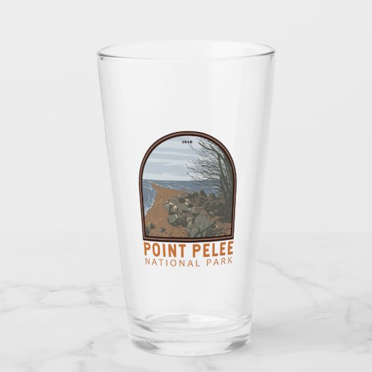 Point Pelee National Park Travel Art Glas (Voorkant)