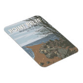 Point Pelee National Park Travel Art  Magneet (Rechterzijde)