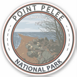 Point Pelee National Park Travel Art  Sticker