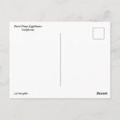 Point Pinos Lighthouse Briefkaart (Achterkant)