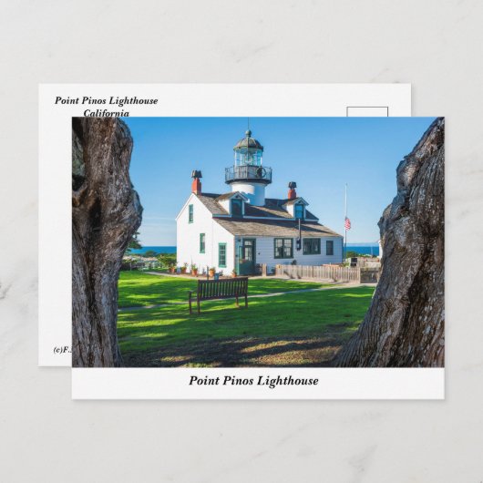 Point Pinos Lighthouse Briefkaart (Voorkant / Achterkant)