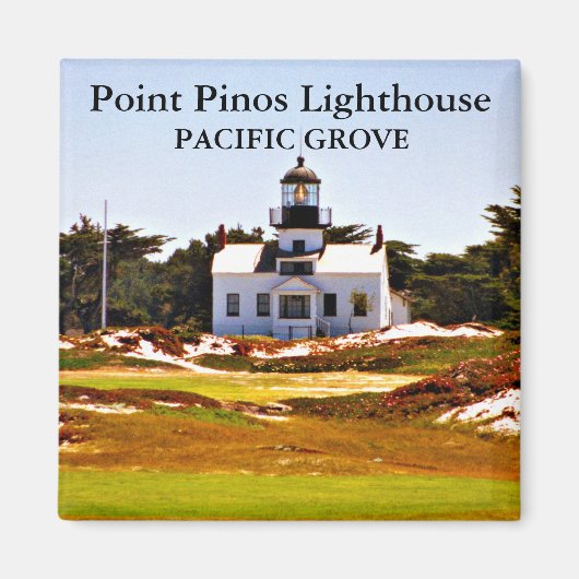Point Pinos Lighthouse, California Magnet (Voorkant)