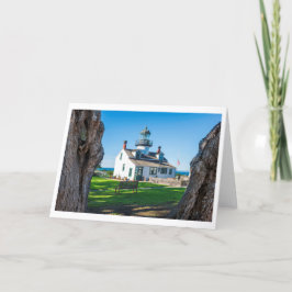 Point Pinos LIghthouse Wenskaart Kaart