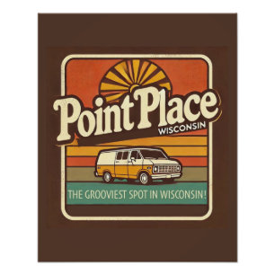 Point Place Wisconsin Foto Afdruk