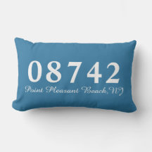 Point Pleasant Beach NJ 08742 Pillow, Realtor Gift