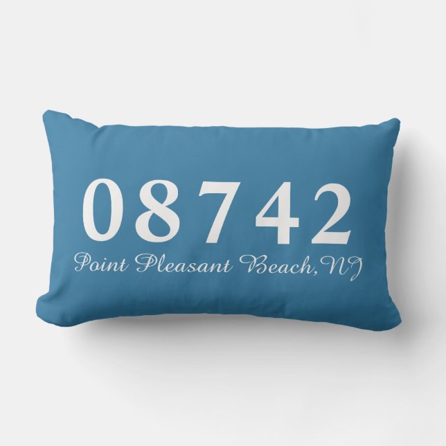 Point Pleasant Beach NJ 08742 Pillow, Realtor Gift Kussen (Voorkant)