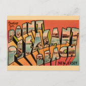 Point Pleasant Beach NJ Groet Ansichtkaart Briefkaart (Voorkant)