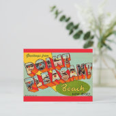 Point Pleasant Beach NJ Groetkaart Kaart (Staand voorkant)
