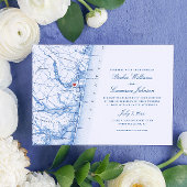 Point Pleasant New Jersey Kaart Elegant Navy Weddi