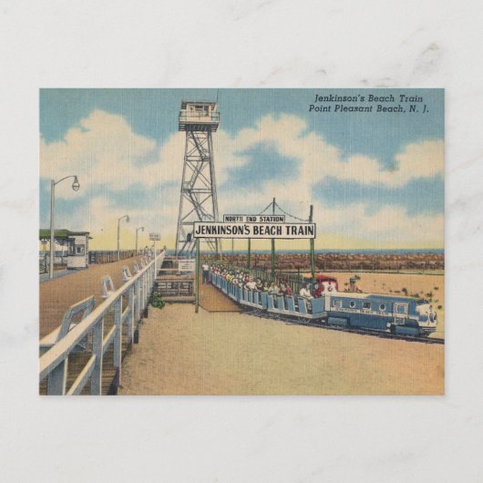 Point Pleasant NJ Beach Train, Briefkaart (Voorkant)