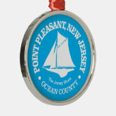 Point Pleasant NJ (sloep) Metalen Ornament (Rechts)