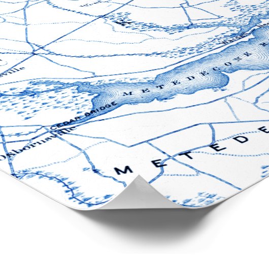 Point Pleasant NJ Trouwkaart Gastenboek Poster (Hoek)