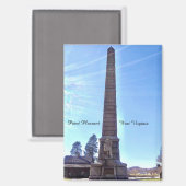 Point Pleasant West Virginia Magneet (Voorkant / Achterkant)