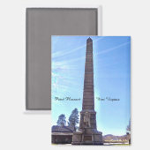 Point Pleasant West Virginia Magnet (Voorkant / Achterkant)