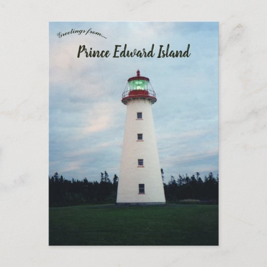 Point Prim Lighthouse PEI Canada Briefkaart (Voorkant)