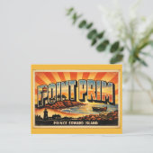 Point Prim-vuurtoren PEI oudste vuurtoren Briefkaart (Staand voorkant)