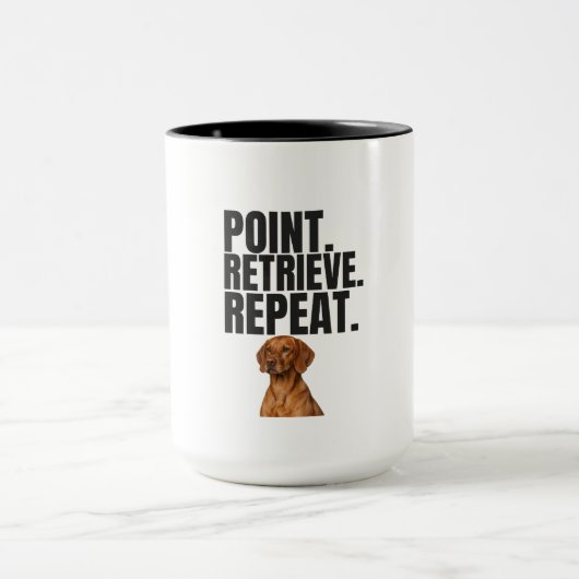 Point Retrieve Repeat Vizsla Jachthond Mok (Midden)