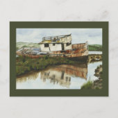 Point Reyes Boat - Mini Collectible Prints Briefkaart (Voorkant)