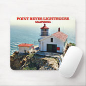 Point Reyes Light, California Mousepad Muismat (Met muis)