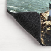 Point Reyes Light, California Mousepad Muismat (Hoek)