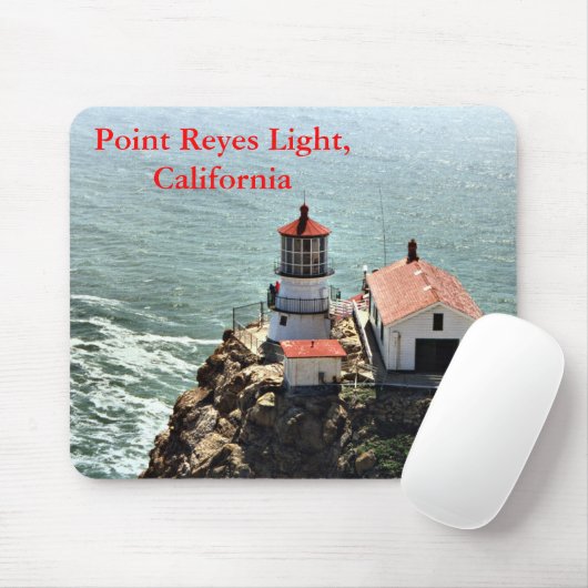 Point Reyes Light, California Mousepad Muismat (Met muis)