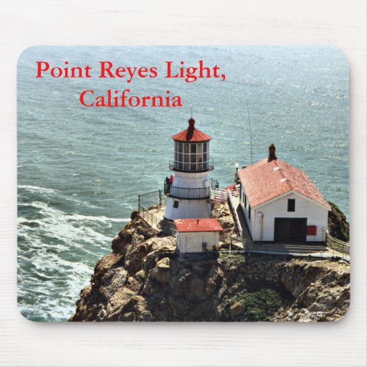 Point Reyes Light, California Mousepad Muismat (Voorkant)