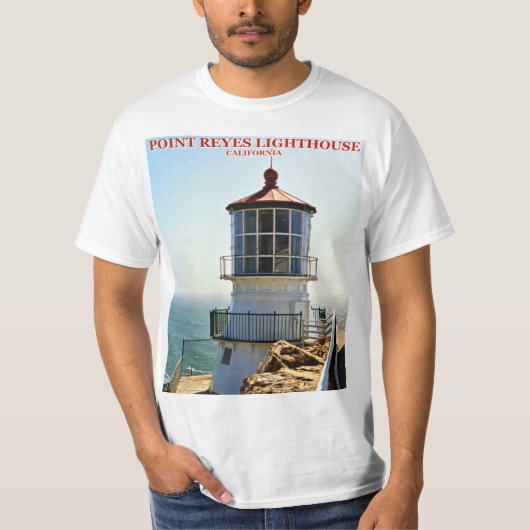 Point Reyes Lighthouse, California T-Shirt (Voorkant)