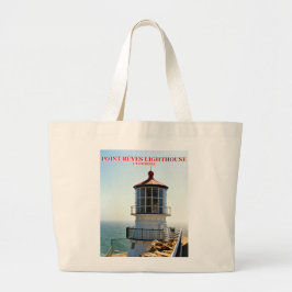 Point Reyes Lighthouse, Californië Grote Tote Bag