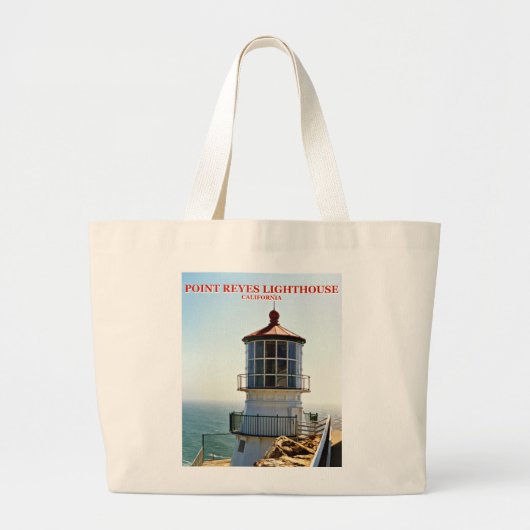 Point Reyes Lighthouse, Californië Grote Tote Bag (Voorkant)