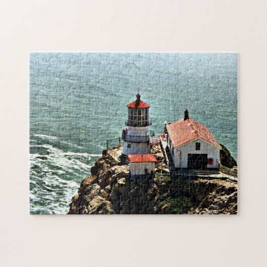 Point Reyes Lighthouse, Californië Legpuzzel (Horizontaal)