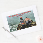 Point Reyes Lighthouse, Californië Rechthoekige Sticker (Envelop)