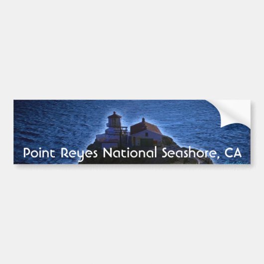 Point Reyes National Seashore CA Bumpersticker (Voorkant)