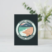 Point Reyes National Seashore California Badge Briefkaart (Staand voorkant)