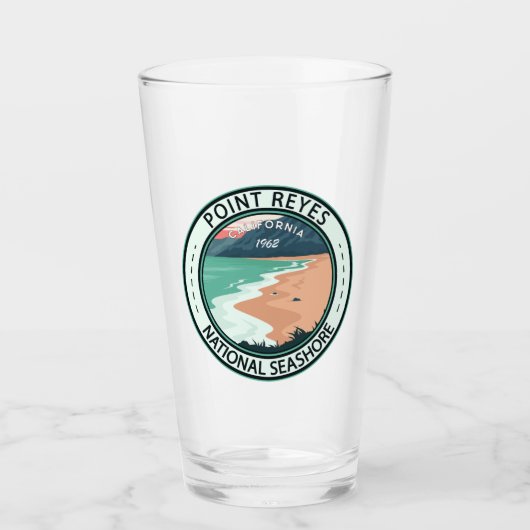 Point Reyes National Seashore California Badge Glas (Voorkant)