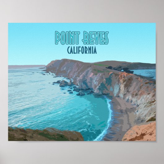 Point Reyes National Seashore California  Poster (Voorkant)