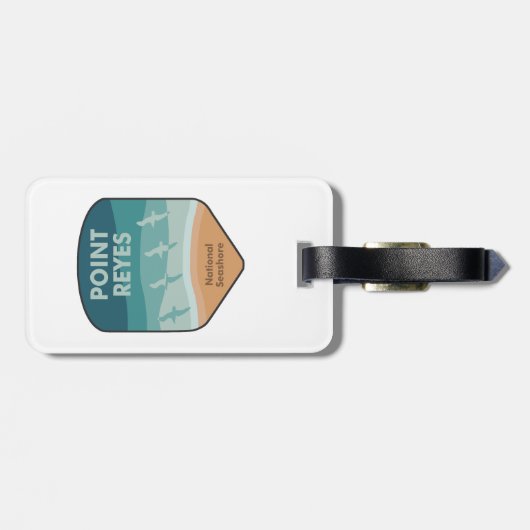 Point Reyes National Seashore California Seagulls Bagagelabel (Achterkant horizontaal)