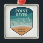 Point Reyes National Seashore California Seagulls Metalen Ornament<br><div class="desc">Point Reyes National Seashore is een natuurreservaat gelegen op het Point Reyes Peninsula in Marin County,  Californië op slechts 35 mijl ten noorden van San Francisco.</div>