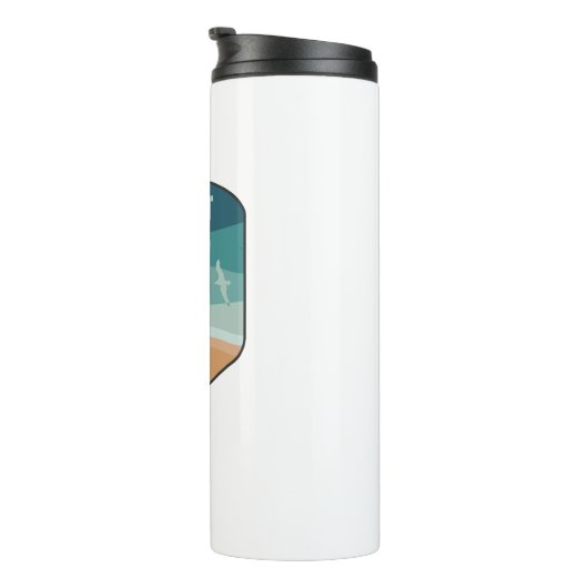 Point Reyes National Seashore California Seagulls Thermosbeker (Geroteerd rechts)