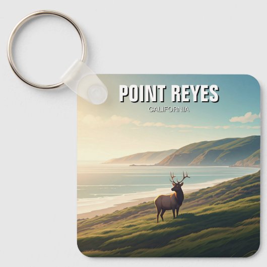 Point Reyes National Seashore Eland Sleutelhanger (Voorkant)