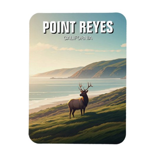 Point Reyes National Seashore Elk Magneet (Verticaal)
