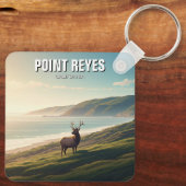 Point Reyes National Seashore Elk Sleutelhanger (Achterkant)