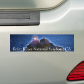 Point Reyes National Seashore Lighthouse CA Bumper Bumpersticker (Op auto)
