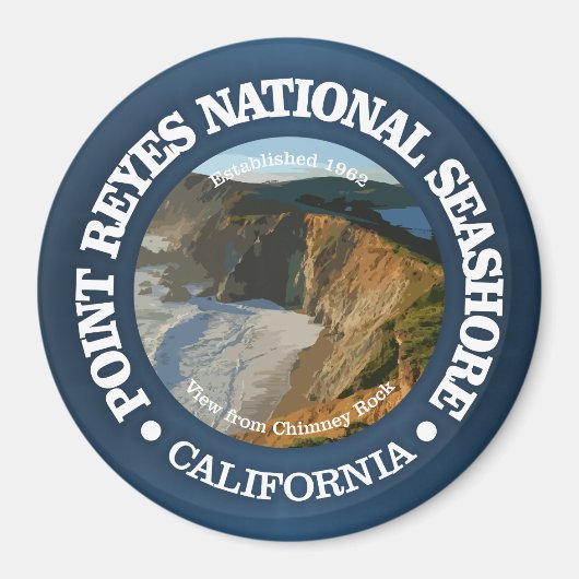 Point Reyes National Seashore Magneet (Voorkant)