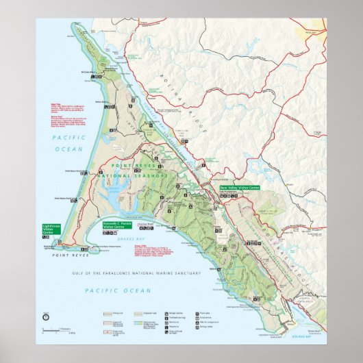 Point Reyes National Seashore Poster (Voorkant)