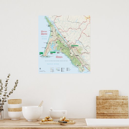 Point Reyes National Seashore Poster (Keuken)