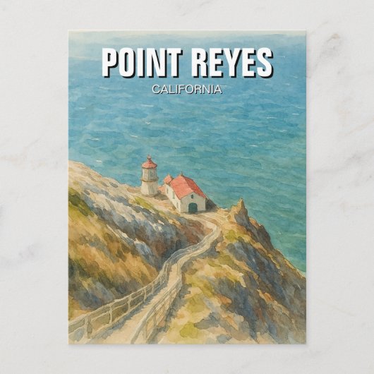 Point Reyes National Seashore Reizen Briefkaart (Voorkant)