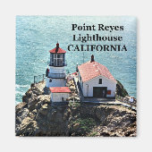 Point Reyes Vuurtoren, California Magnet (Voorkant)