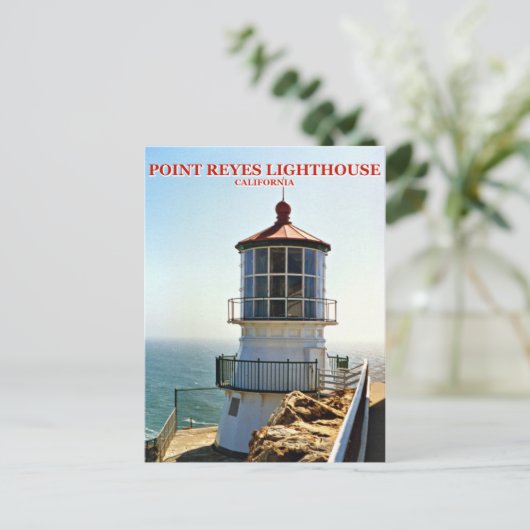 Point Reyes vuurtoren, Californië Briefkaart (Staand voorkant)
