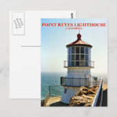 Point Reyes vuurtoren, Californië Briefkaart (Voorkant / Achterkant)