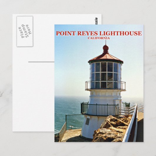 Point Reyes vuurtoren, Californië Briefkaart (Voorkant / Achterkant)